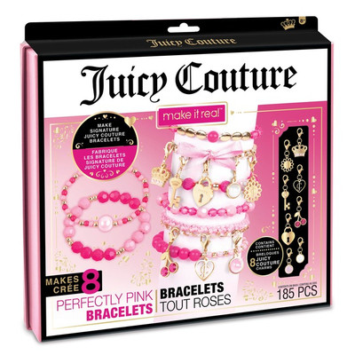 Набір для створення шарм-браслетів Make it Real Juicy Couture Неймовірні рожеві браслети