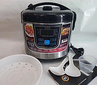 Мультиварка кухонная с сенсорным управлением и антипригарным покрытием 1800Вт 6л, Компактная мультиварка hop