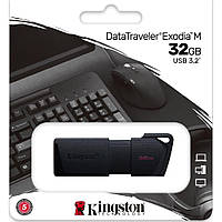 USB Flash Drive 3.2 Kingston DT Exodia M 32GB Цвет Black