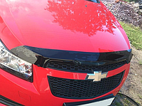 Дефлектор капоту (Люкс!) мухобійка Chevrolet Cruze 2009-2015, SIM, SCHCRU0912 v747