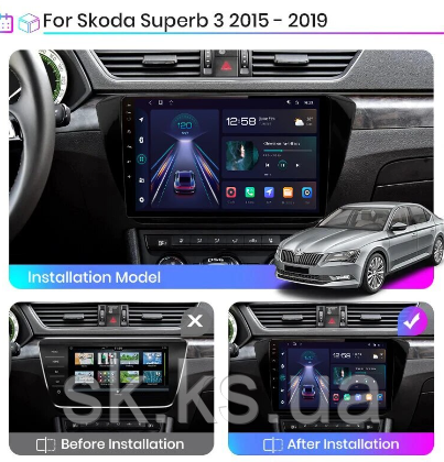 Junsun 4G Android магнітолу для Skoda superb