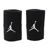 Напульсники Jordan Jumpman Wristbands 2 шт. (1 пара) для спорта, игр, тренировок (J.KN.01.010.OS) Черный