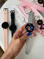 Круглые смарт-часы Smart Watch G3 Pro с дисплеем SUPER AMOLED, 42 мм. Чёрного цвета.