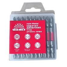 Біти S2 двосторонні PH2+PH2х65 мм, 10 од. Vitals Master