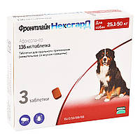 Таблетка Нексгард проти бліх і кліщів для собак вагою 25-50 кг (1 табл), Merial Франція (термін до 03.2025 р)