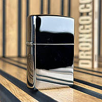 Зажигалка бензиновая Zippo Reg High Polish Chrome в подарочной упаковке