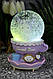 Музична куля зі снігом з підсвічуванням і автоподдувом, 18 см, фото 5