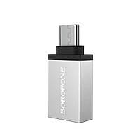 Адаптер BOROFONE BV3 USB-A - USB-C aka Type-C converter, OTG support, USB 3.0