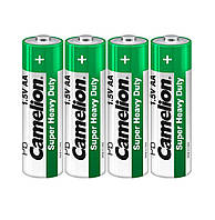 Батарейка CAMELION Super Heavy Duty Green AA/R6 SP4 4шт (C-10100406)