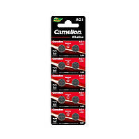 Батарейка CAMELION AG1 Button cell BP10 10шт (C-12051001)