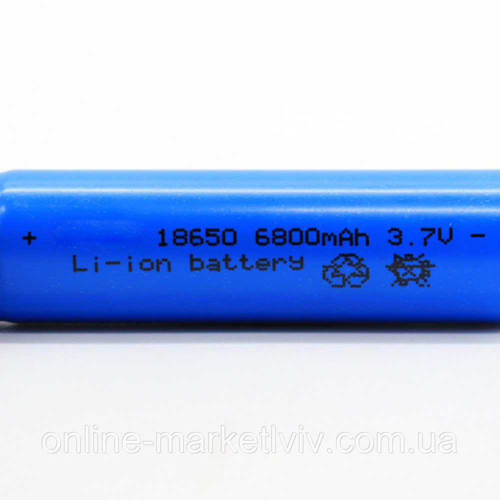 Батарейка аккумуляторная Li-lon, 6800 мАч, 3,7В, WZS / Многоразовая батарейка / Аккумулятор - фото 8 - id-p2024650507