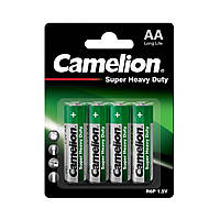 Батарейка CAMELION Super Heavy Duty Green AA/R6 BP4 4шт (C-10000406)