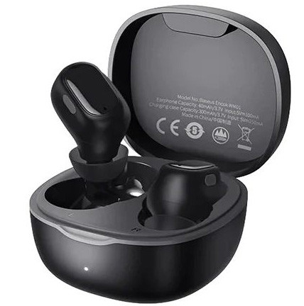 Bluetooth навушники (TWS) Baseus WM01 True Wireless Earphones (Чорний)