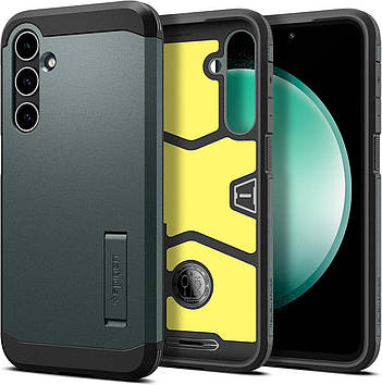 Чохол Spigen для Samsung Galaxy S23 FE - Tough Armor, Abyss Green (ACS06365)