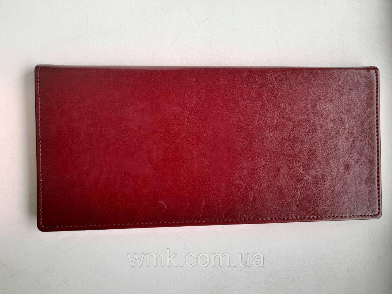 Планінг недатований Бібльос В101. 1 бордо В101/1 на спіралі білий блок