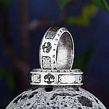 Кільце печатка перстень чоловіче сталеве EDGAR 19 з медичної нержавіючої сталі з Рунами, фото 2
