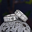 Кільце печатка перстень чоловіче сталеве EDGAR 19 з медичної нержавіючої сталі з Рунами, фото 4