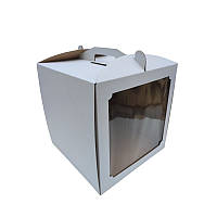 Коробка для торта з вікном 30х30х30