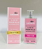 Тестер 60ml женский Lacoste Eau De L.12.12 Pour Elle Sparkling