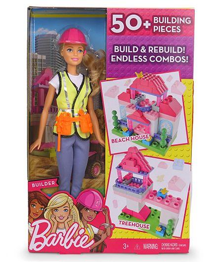 Barbie builder doll & playset blonde deals