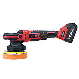 Акумуляторна безщіткова полірувальна машина WORCRAFT COP-S20LiBH з АКБ (4А) і ЗП, 150мм, фото 2