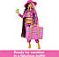 Лялька Барбі Екстра Подорож Сафарі Barbie Extra Fly Pink Animal Print HPT48, фото 3