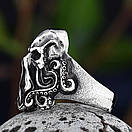 Кільце печатка перстень чоловіче сталеве KRAKEN 19 з медичної нержавіючої сталі з Восьминогом, фото 3