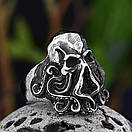 Кільце печатка перстень чоловіче сталеве KRAKEN 19 з медичної нержавіючої сталі з Восьминогом, фото 4