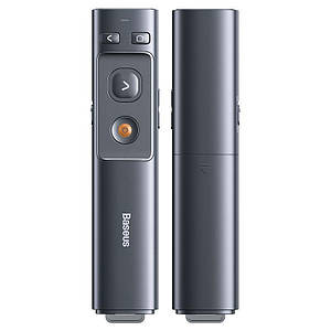 Лазерна указка Baseus Orange Dot Wireless Presenter (Red Laser) (ACFYB-0) Grey