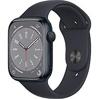 Смарт-годинник Apple Watch Series 8 41mm Midnight Aluminum Case with Midnight Sport Band M/L (MNU83)