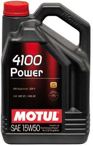 Моторне масло Motul 4100 POWER SAE 15W50 4L