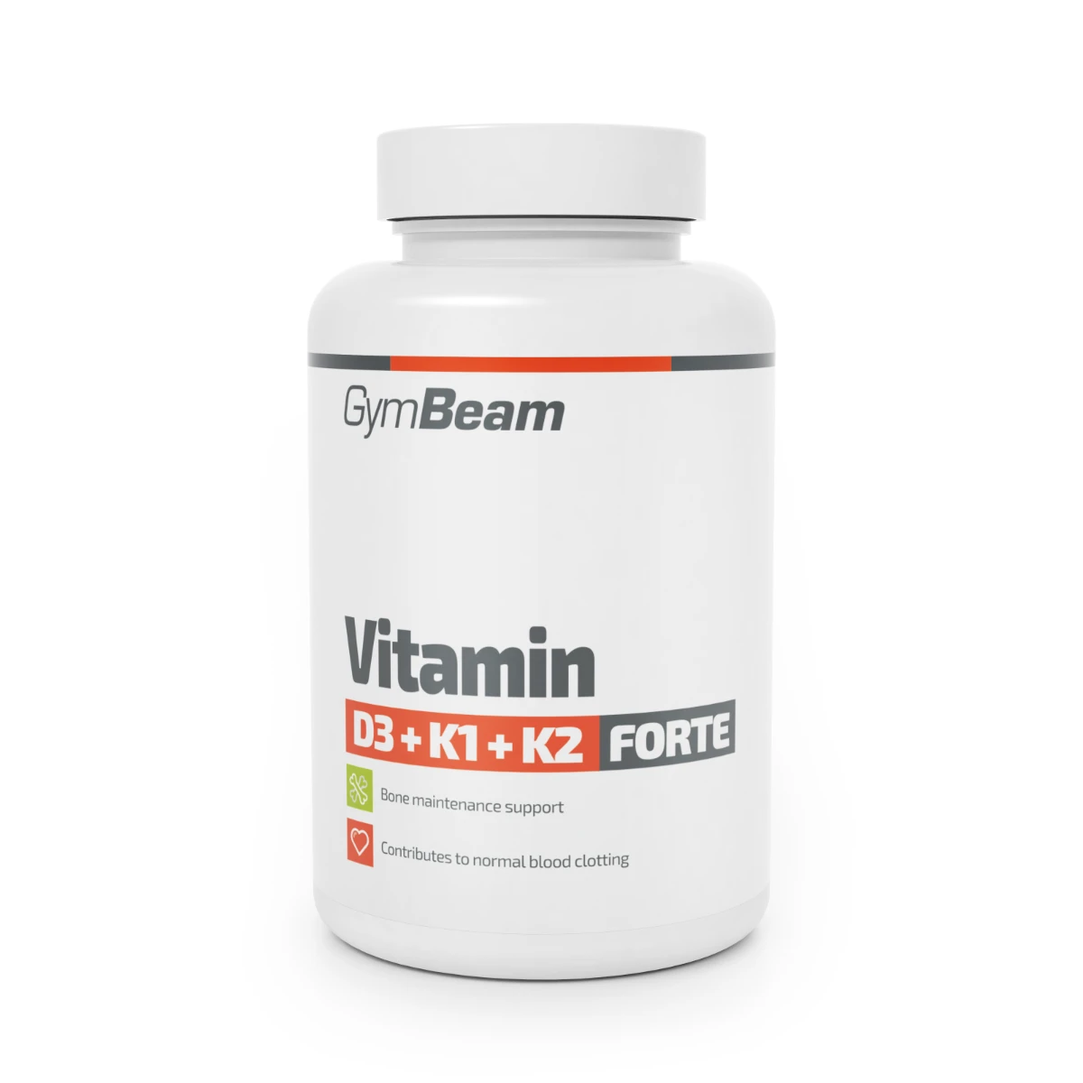 Вітамін D3+K1+K2 GymBeam Vitamin D3+K1+K2 Forte 120 капс.