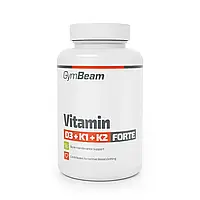 Витамин Д-3 + K1+ K2 GymBeam Vitamin D3 + K1 +K2 Forte 120 капс.