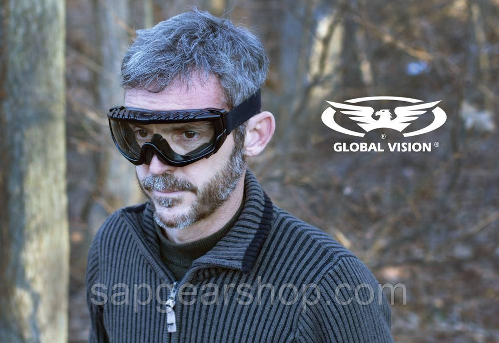 Очки защитные с уплотнителем Global Vision Ballistech-1 (clear) Anti-Fog, прозрачные - фото 8 - id-p2024685224