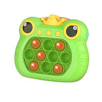 Дитяча Інтерактивна розвивальна іграшка Ігрова Консоль Антистрес Електронний Pop It Pro 4 Режими +
