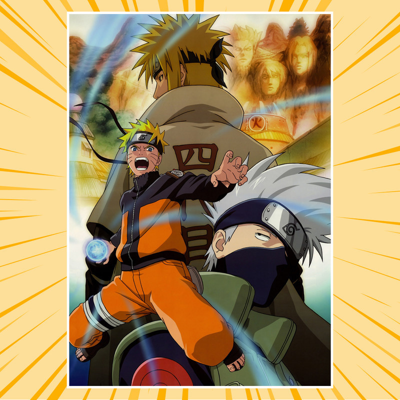 Плакат А4 Аніме Naruto 010