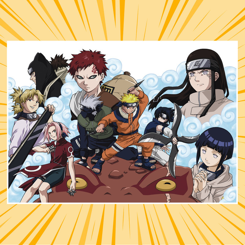 Плакат А4 Аніме Naruto 014