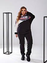 Спортивний костюм жіночий теплий з капюшоном, фото 2