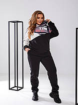 Спортивний костюм жіночий теплий з капюшоном, фото 4