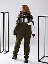 Спортивний костюм жіночий теплий з капюшоном, фото 5