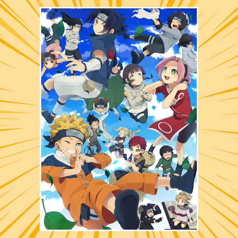 Плакат А4 Аніме Naruto 033