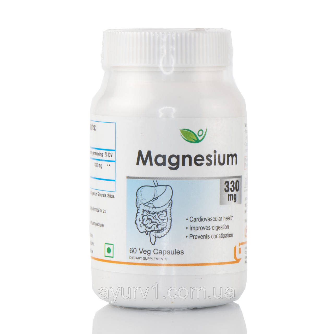Магній Magnesium (as magnesium citrate) 330 mg Biotrex 60