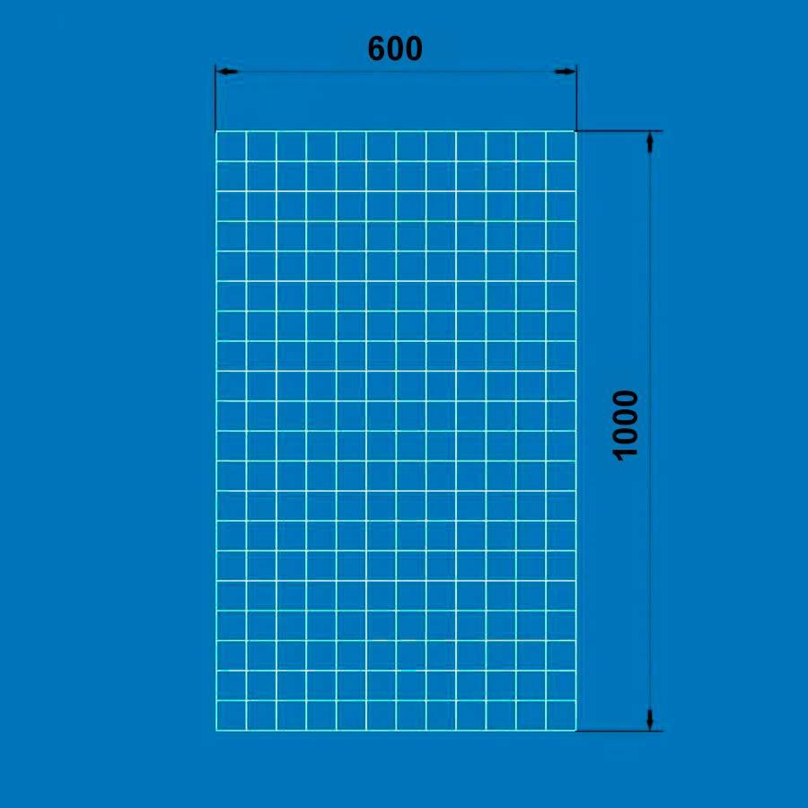 Сетка торговая 60х100 см (ячейка 50х50 мм, D2.5 мм) - фото 3 - id-p18200400