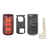 Корпус ключа Mitsubishi ASX Outlander Sport Pajero Lancer 3 кнопки, фото 2