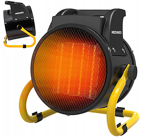 Обігрівач електричний Medines 2000 Вт електричний обігрівач керамічний тепловентилятор, фото 1