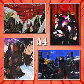 Плакати А4 Naruto