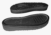 Подошва для обуви женская Угги 001 Двухслойная (эва та полиуретан) Черный р.36-41