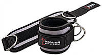 Манжеты на лодыжку для махов ногами спортивные тренировочные Power System PS-3460 Ankle Strap Серый VA-33