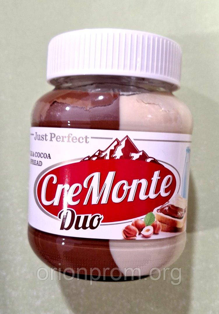 Шоколадно-молочна паста з фундуком CreMonte Duo 400 г с/б