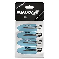 Затискачі для волосся Sway Blue, 4 шт в упаковці (116 006 BLU), фото 2